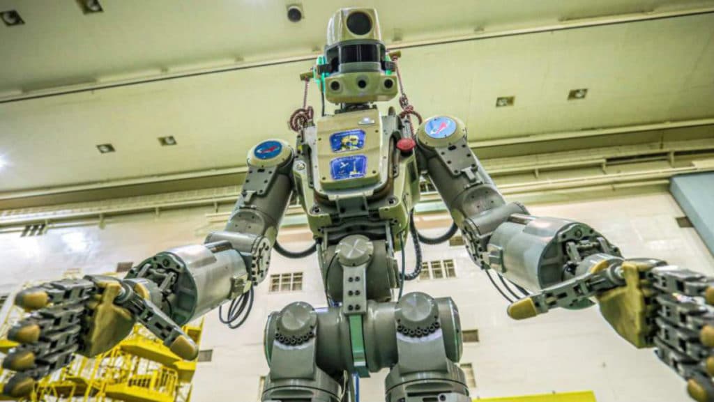 Fedor es el primer robot humanoide que Rusia envió al espacio