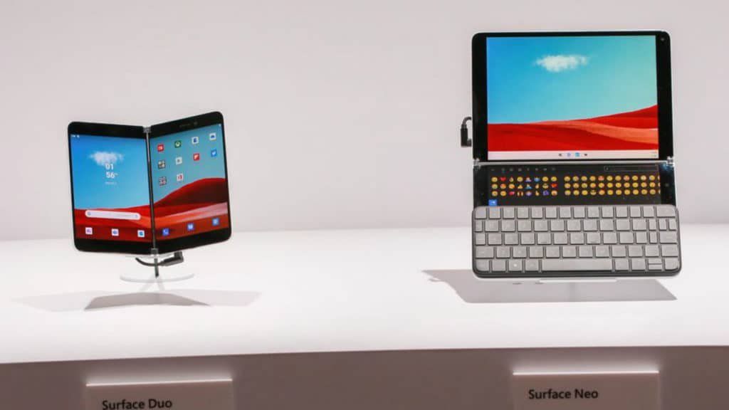 Microsoft lanzó dos nuevos dispositivos plegables Surface Neo y Duo