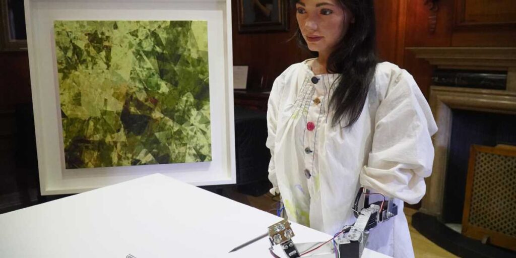 robot artista