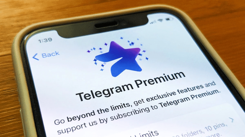 Telegram presento una version de pago
