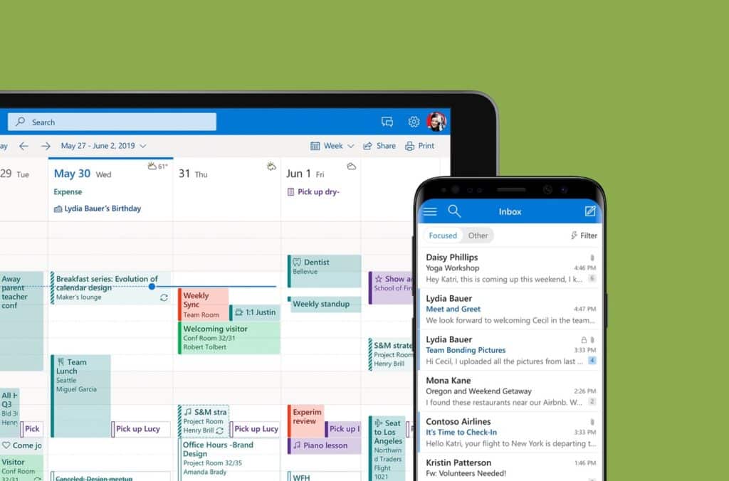 Llegan mas anuncios para Outlook en iOS y Android