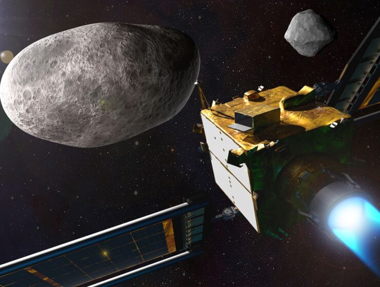 La NASA estrelló una nave contra un asteroide para estudiar a futuro