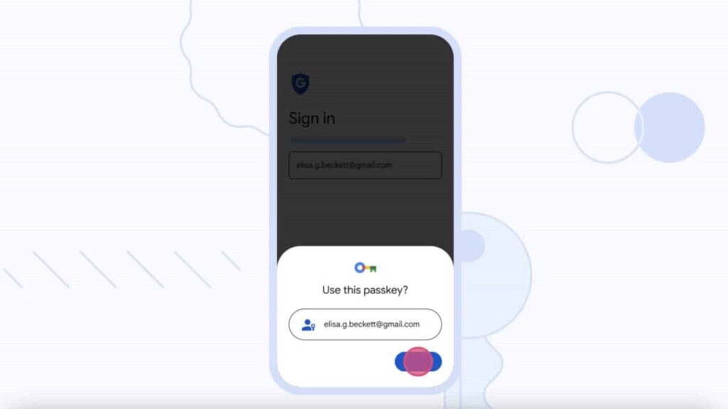 Google avanza en los inicios de sesion sin contrasena con las claves de acceso
