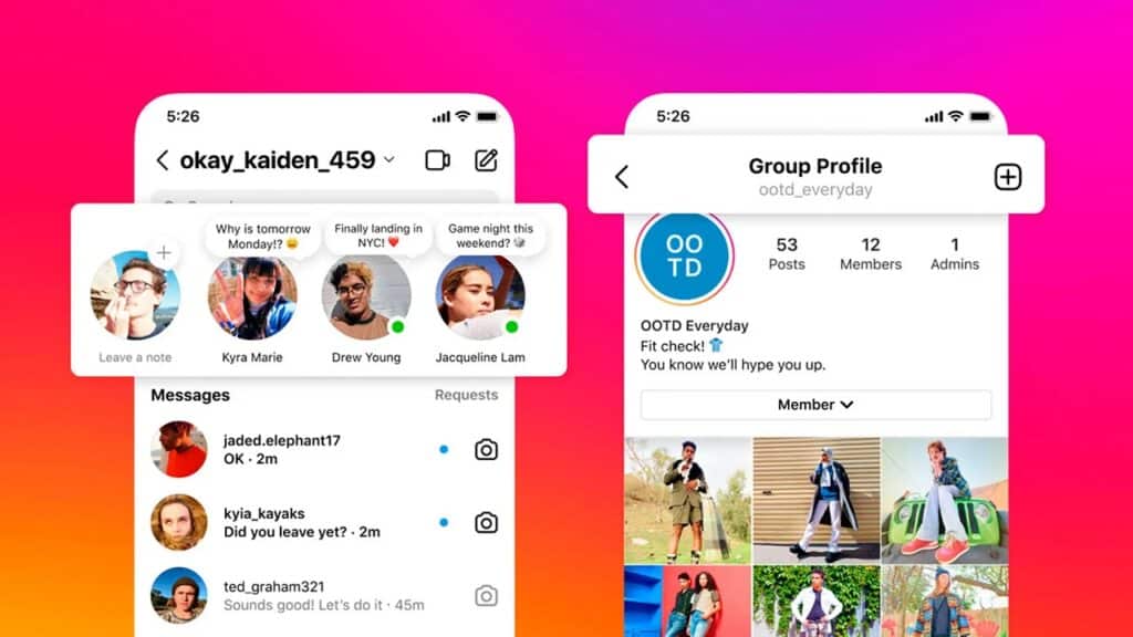 Notas de Instagram