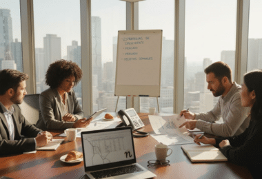 Un grupo de profesionales de la tecnología, con perfiles diversos, reunidos en una mesa de trabajo.
