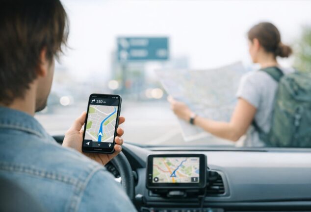 GPS orientacion dependencia