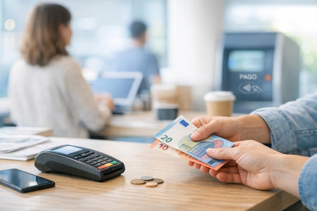 efectivo dinero fisico regreso