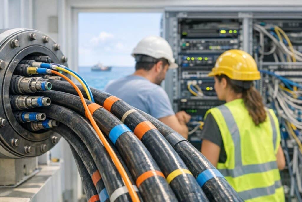 infraestructura internet cables fisicos