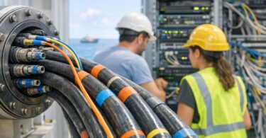 infraestructura internet cables fisicos