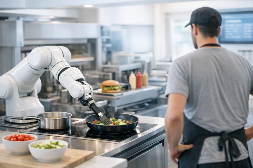 robots cocina gastronomia